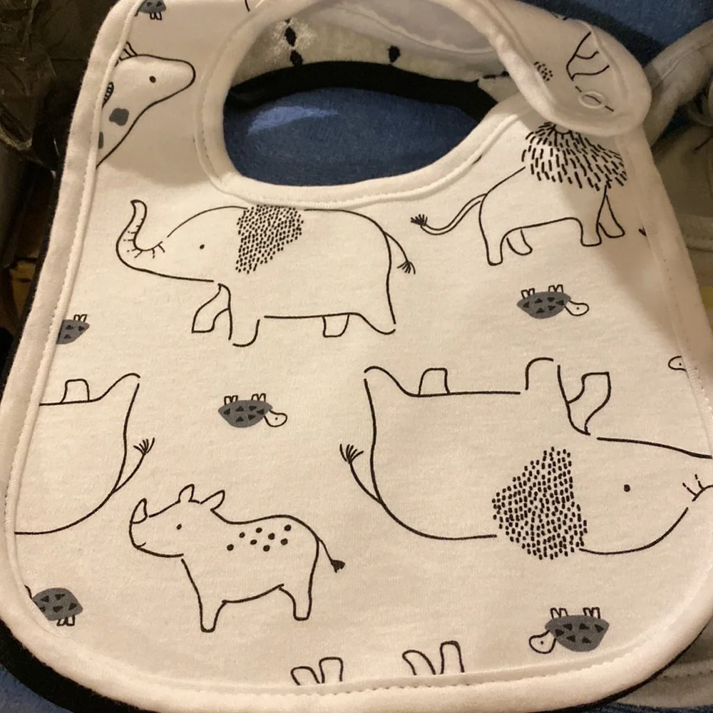 6 Baby Bibs